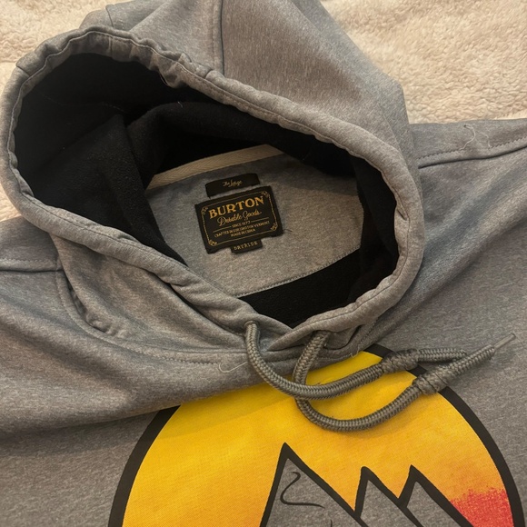 Burton Bonded Hoodie - Size Large - Grey - Picture 2 of 3